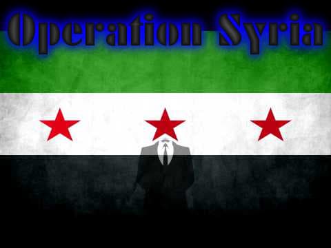 National blackout in Syria and political position of Anonymous