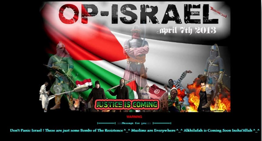 Anonymous provides damage report for #Opisrael