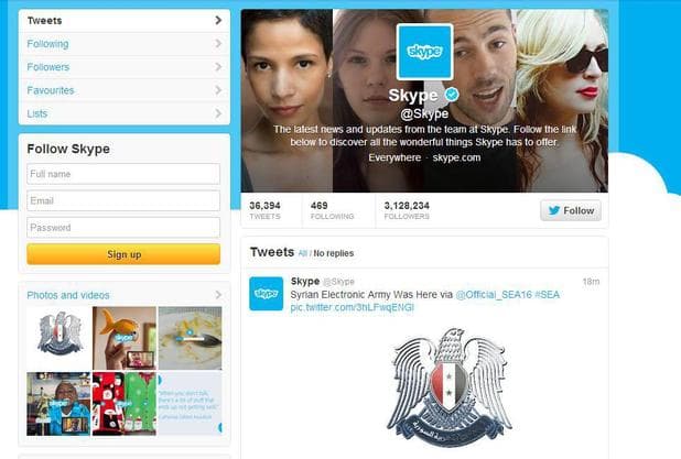 Skype’s blog and Twitter account compromised by Syrian Electronic Army