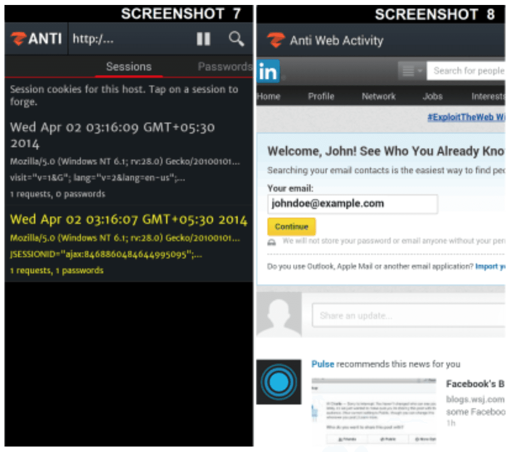 LinkedIn vulnerable to MITM attack that leverages an SSL stripping could expose users data at risk