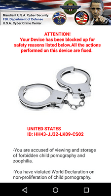 Koler Android Ransomware spread itself via SMS messages