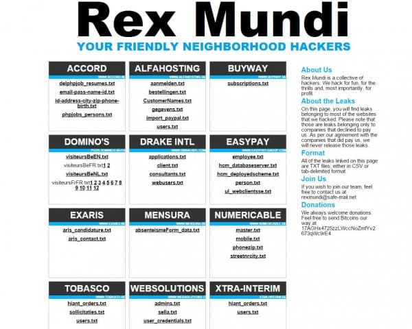 Rex Mundi hackers leaked customers’ data of the Swiss Bank they hacked