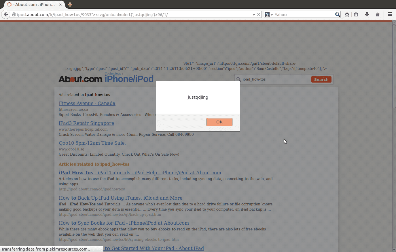 About.com affected by XSS, XFS, Open Redirect Vulnerabilities since October 2014