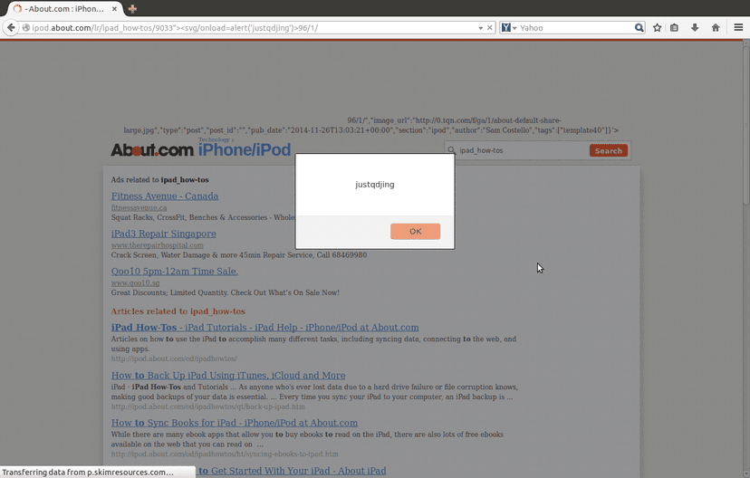 About.com affected by XSS, XFS, Open Redirect Vulnerabilities since October 2014