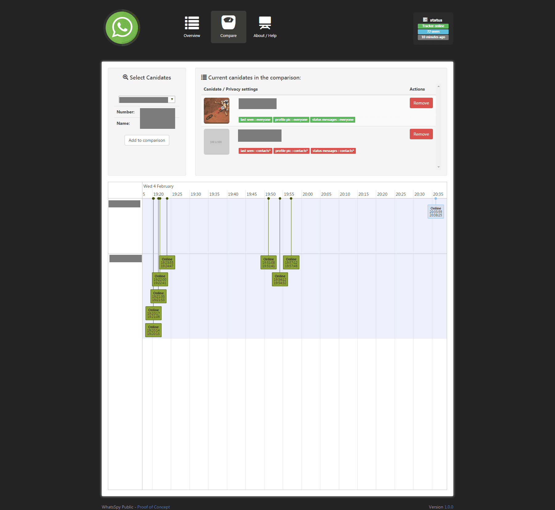 WhatsSpy Public tool can spy on Whatsapp users