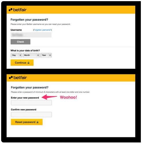 Flawed password reset procedure exposes Betfair accounts
