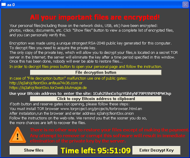 TeslaCrypt 2.0 ransomware comes with significant improvements