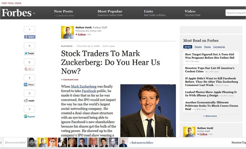 Malvertising campaign targeted the Forbes Website, million users at risks