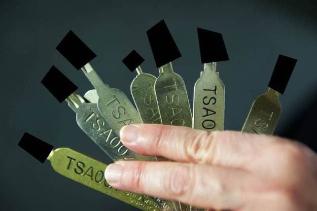 TSA master keys 3D blueprints for Luggage Locks Leaked Online