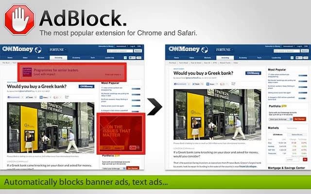 Who is the unknown buyer that bought Adblock Extension