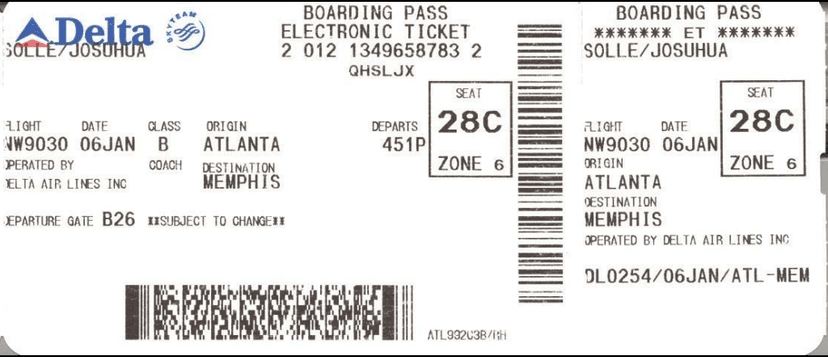 Don’t throw away your old Boarding Pass, it may contain personal information