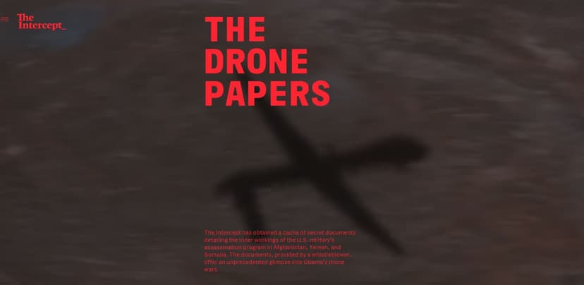 A new person is leaking confidential documents on the US drone wars