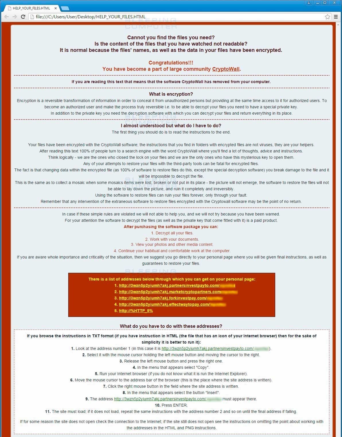 Operators behind Angler Exploit Kit included CryptoWall 4.0