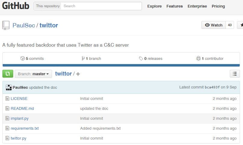 Twittor tool uses Twitter direct messages to control botnets