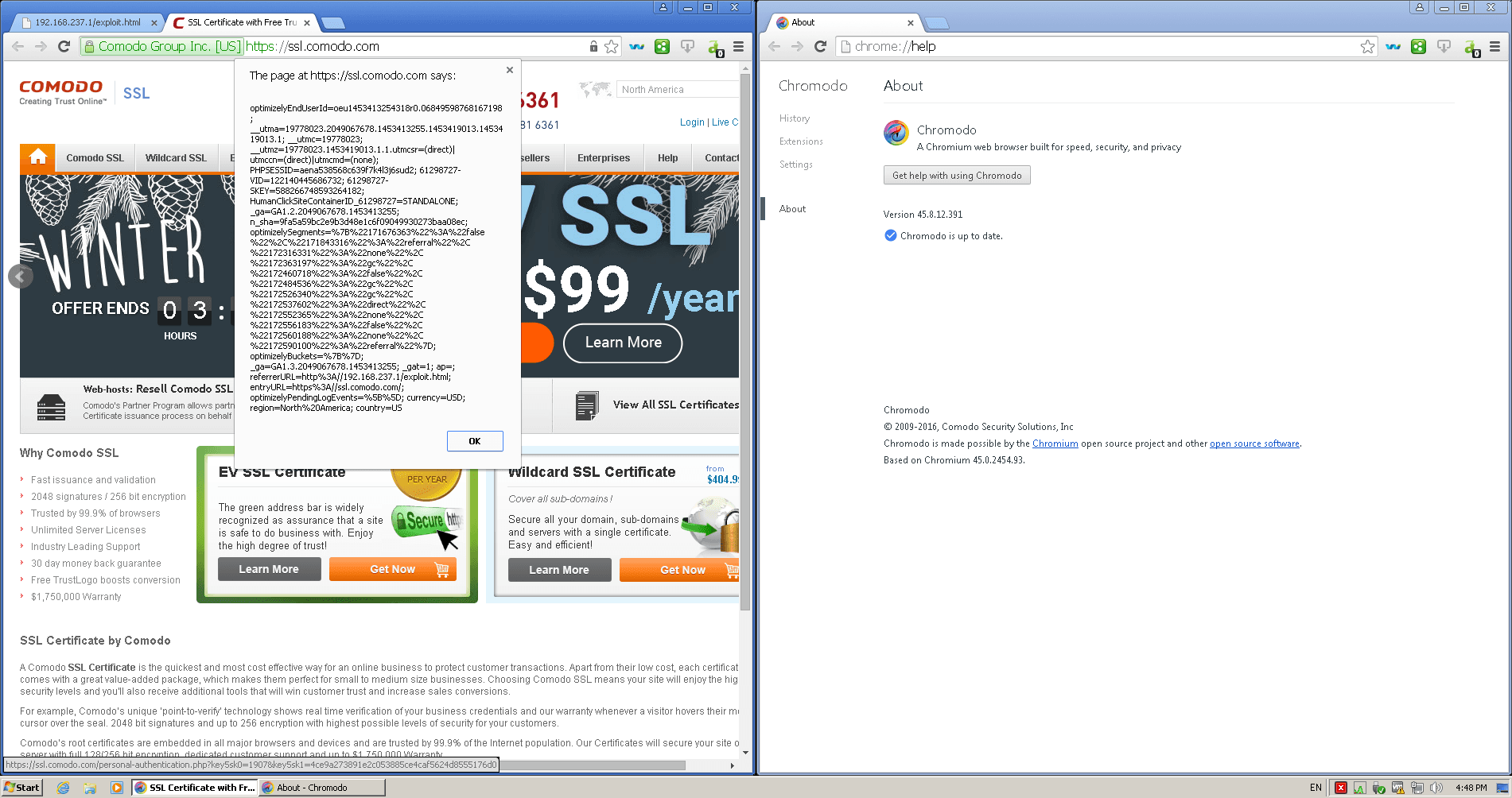 Comodo Chromodo Secure Internet Browser exposes you at risks