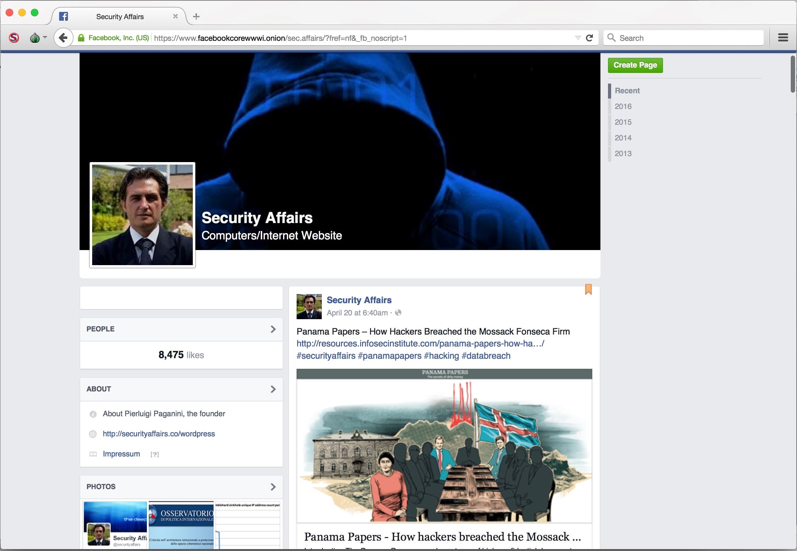 Facebook passes the 1 million Tor users Milestone