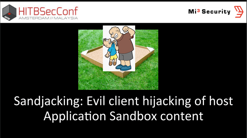 Installing rogue apps on iOS devices via SandJacking Attack