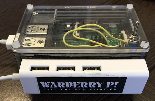 WarBerry Pi, a Tactical Exploitation device
