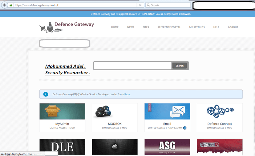 Hacker found a flaw in the UK Defence Gateway that exposes army data