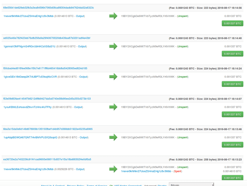Bitcoins move from the seized SilkRoad wallet to the ShadowBrokers