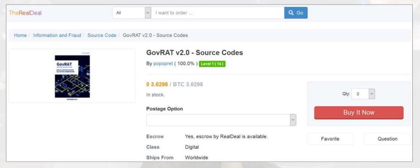 GovRAT 2.0 continues to target US companies and Government