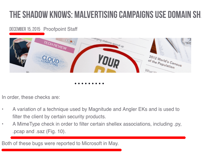 It seems that Internet Explorer and Edge users were in danger for so long
