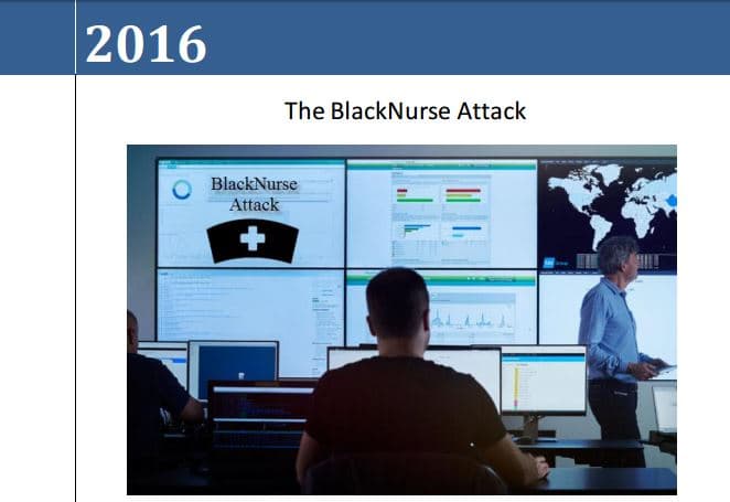 BlackNurse attack, how to knock big servers offline with a laptop