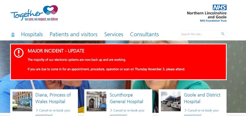 Hospitals of the National Health Service (NHS) network were paralyzed by a malware