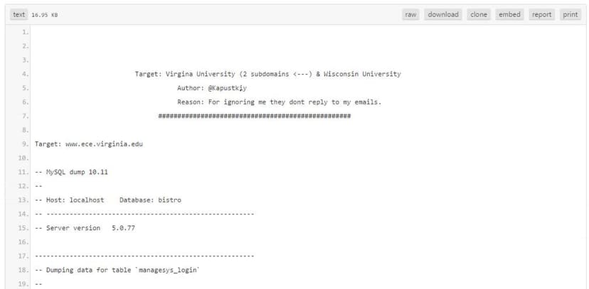The hacker Kapustkiy continues to target embassies and universities