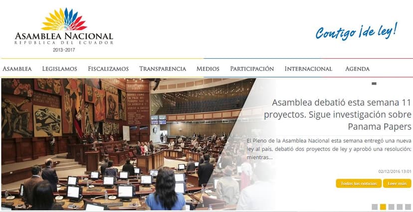 Kapustkiy hacked the National Assembly of Ecuador website