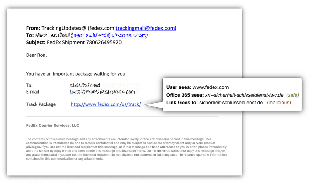 Phishing campaign on Office 365 Business users leverages Punycode