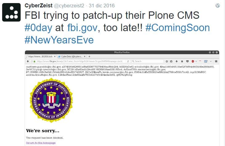 The Plone community claims the FBI hack is a fake, it’s a mystery