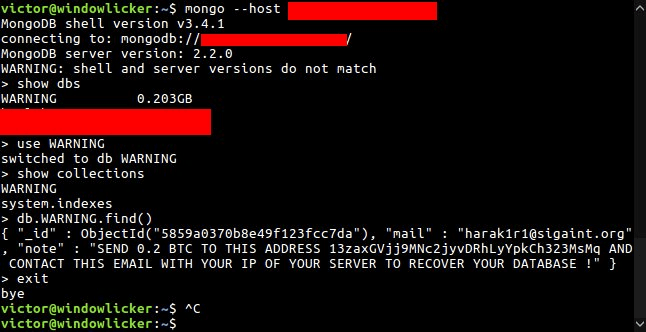 Number of MongoDB ransom attacks peaked 27,000 in a day