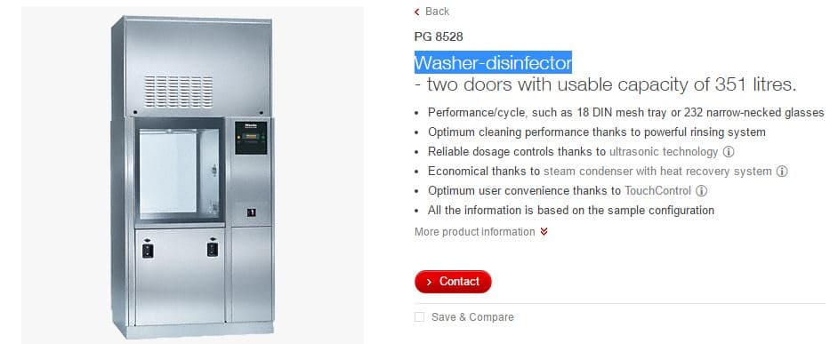 Miele Professional PG 8528 washer-disinfector affected by a Web Server Directory Traversal