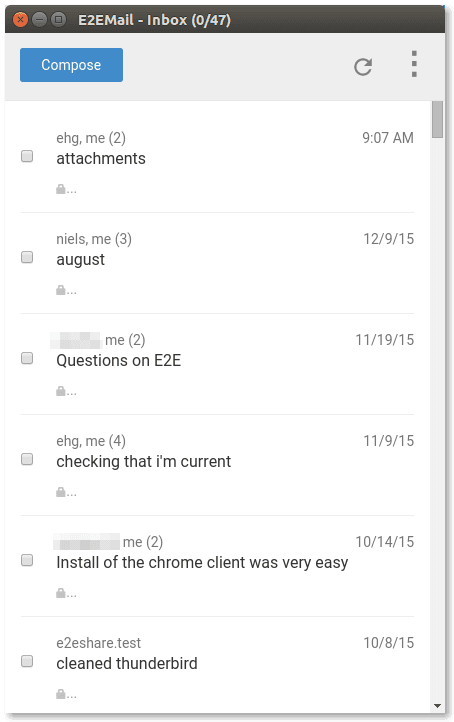 The Google E2EMail is now fully community-driven open source project