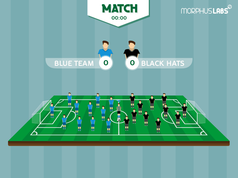 Blue Team X Black Hats – A Different Soccer Match