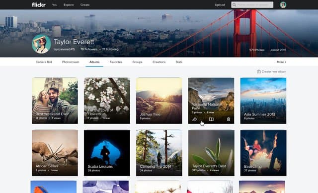 Flickr account hijacking