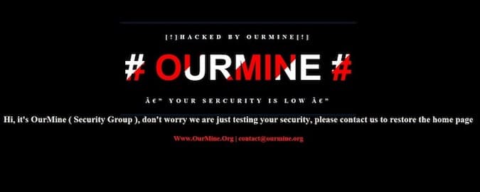 Ourmine hackers breached into the Unity Forum