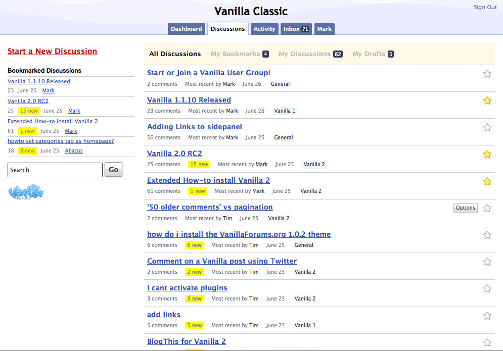 Vanilla Forums