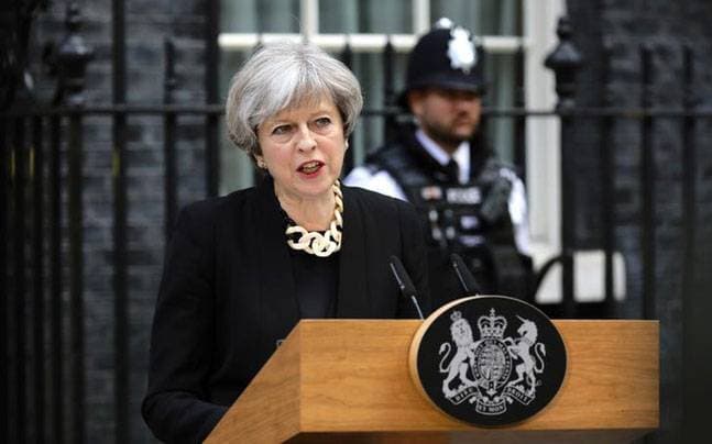 Theresa May says ‘enough is enough’ after the London Bridge terror attack