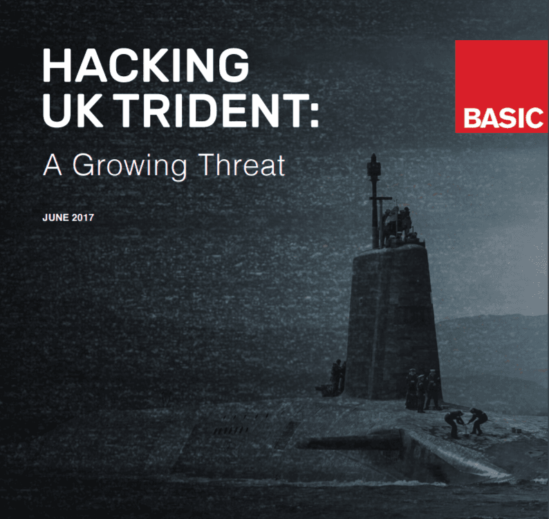 A new report warns UK's Trident submarines 'vulnerable to catastrophic hack'