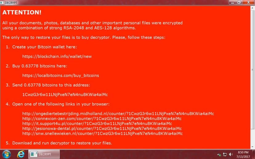 NemucodAES ransomware and Kovter trojan bundled in the same campaigns