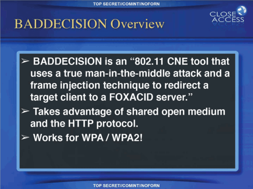 A leaked document raises a doubt about NSA knew the #Krack attack since 2010