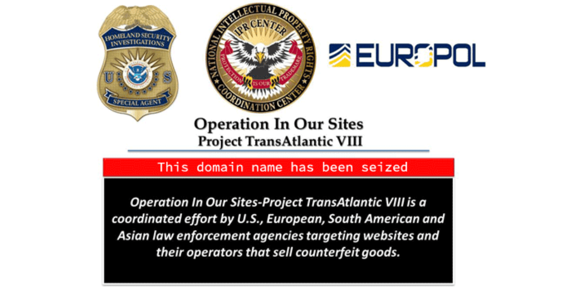 Europol Operation In Our Sites