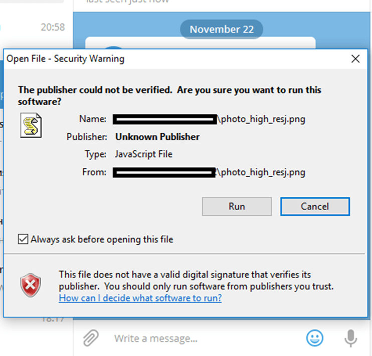 Hackers in the Russian underground exploited a Telegram Zero-Day vulnerability to deliver malware