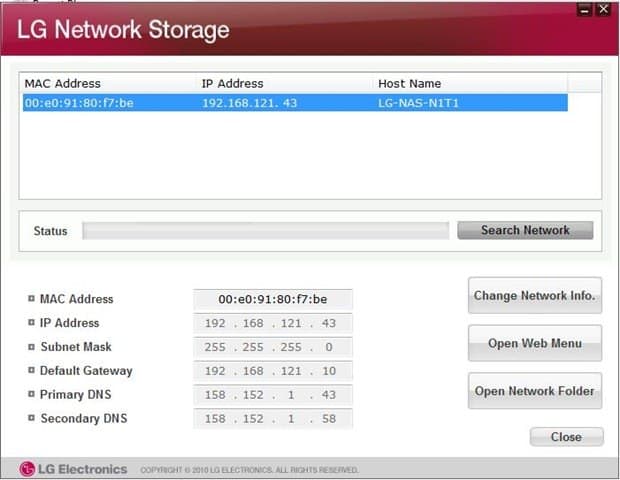 A flaw could allow easy hack of LG Network-attached storage devices