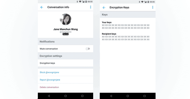 'Secret Conversation Twitter