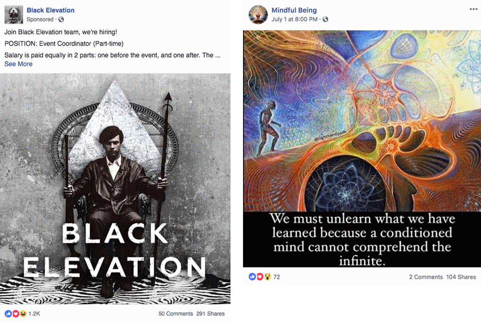 Facebook blocked content