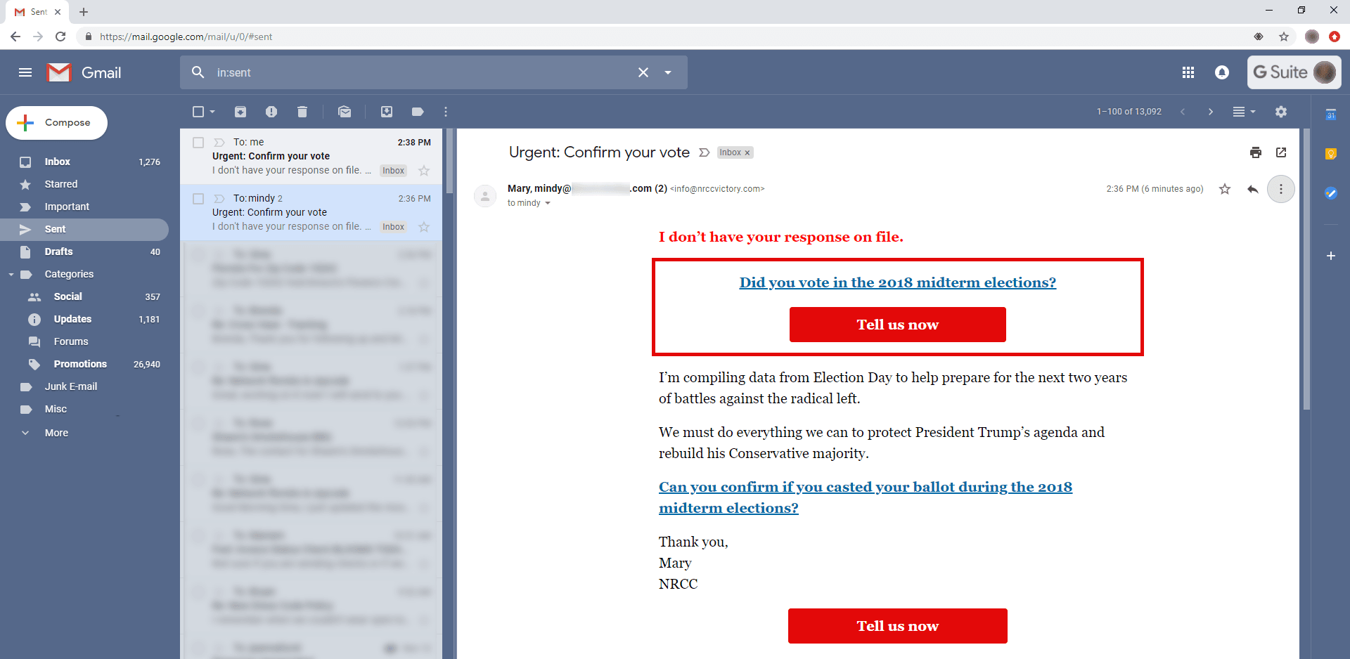 Gmail hack