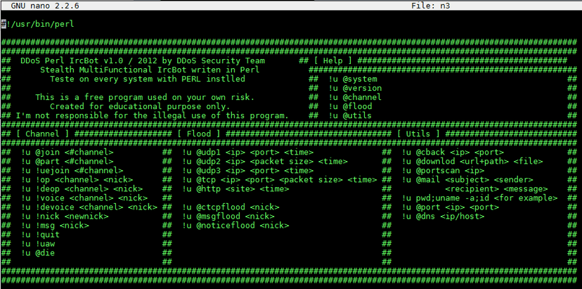 Shellbot Botnet Targets IoT devices and Linux servers
